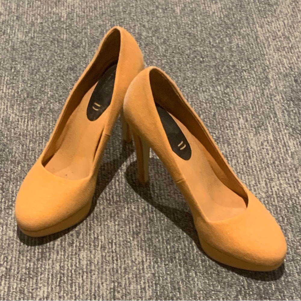 Vintage Diesel Elegant Orange/Golden Yellow High 4” Heels